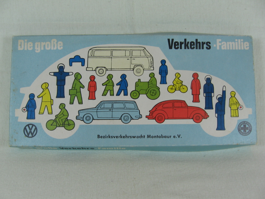   Die große Verkehrs-Familie VW (Volkswagen). 