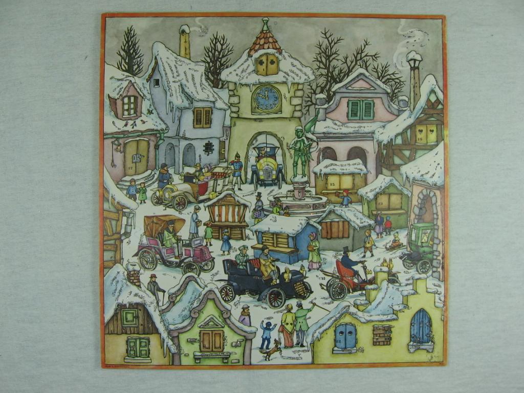Keussen, Gudrun:  Adventskalender " Weihnachtsmarkt ". 