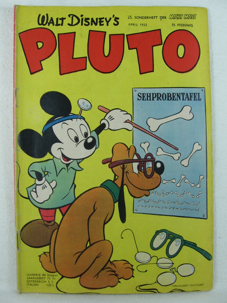 Disney, Walt:  Micky Maus Sonderheft Nr. 25: Pluto. 