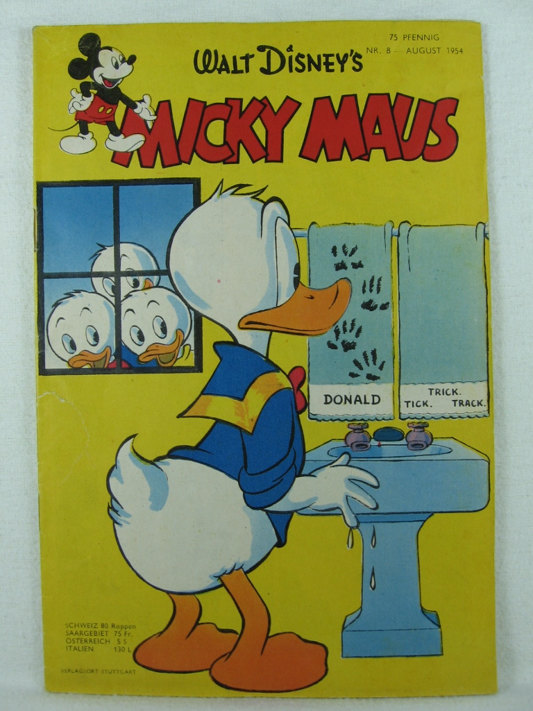 Disney, Walt:  Micky Maus. Heft 8, August 1954. 