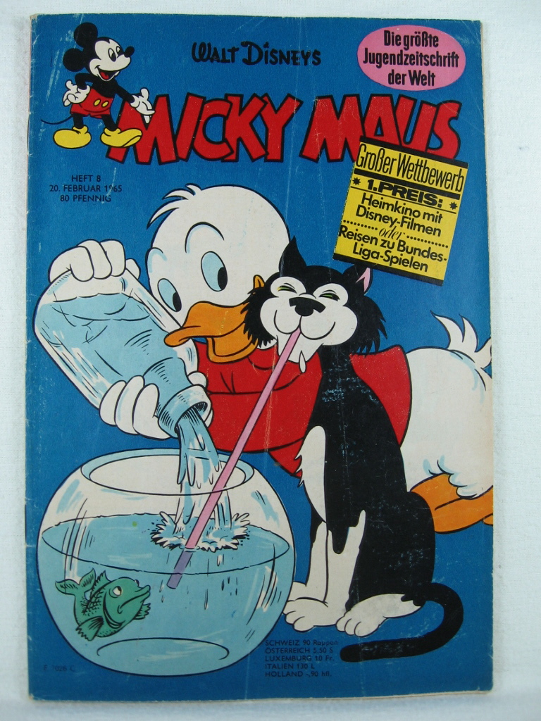 Disney, Walt:  Micky Maus. Heft 8 1965. 