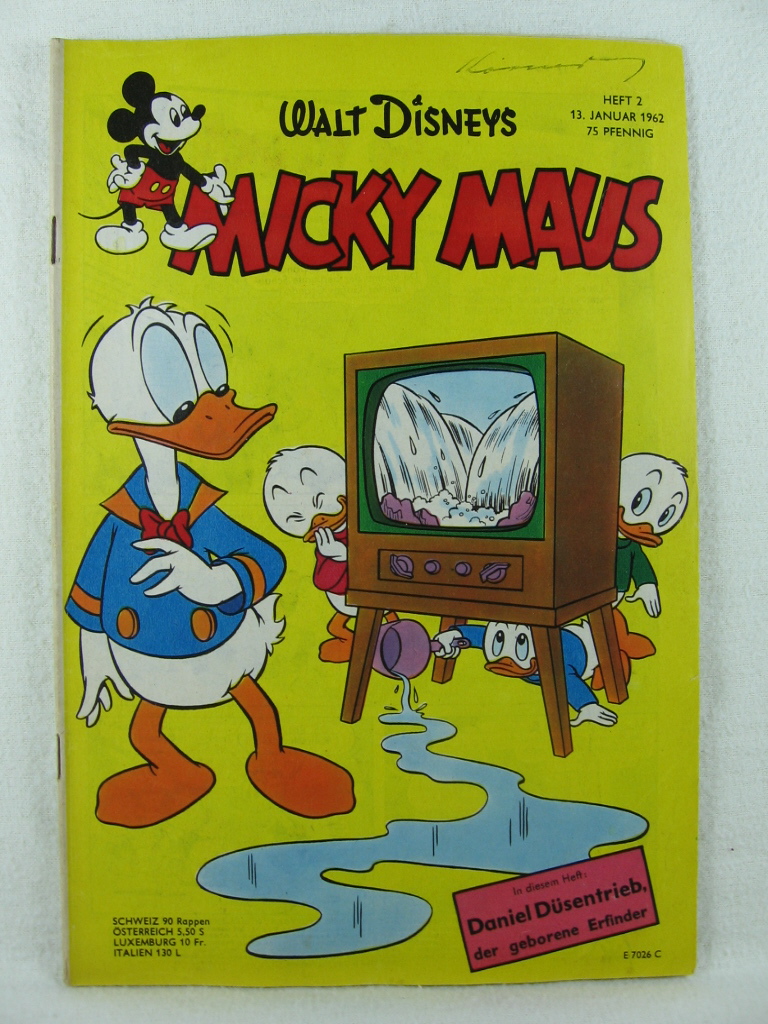 Disney, Walt:  Micky Maus. Heft 2, 1962. 