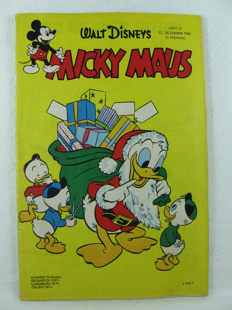 Disney, Walt:  Micky Maus. Heft 51, 1962. 