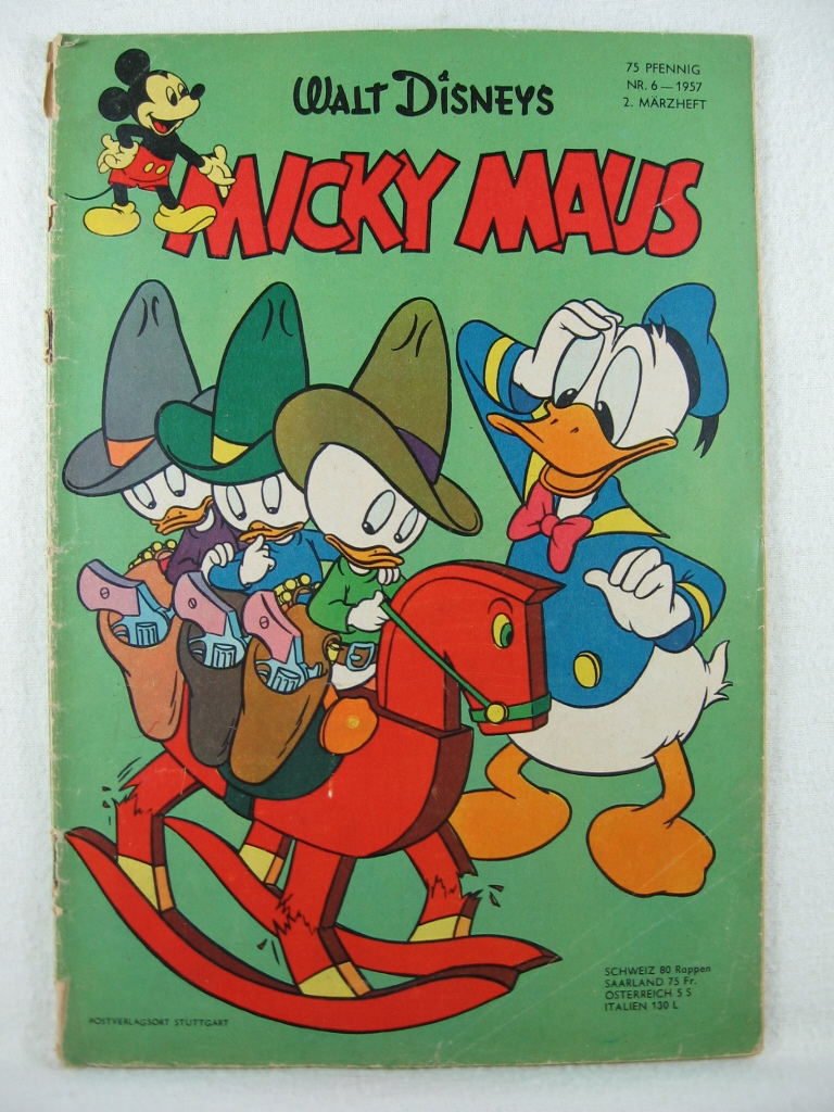 Disney, Walt:  Micky Maus. Heft 6, 1957. 