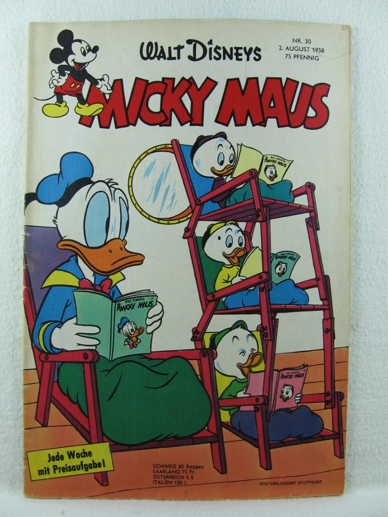 Disney, Walt:  Micky Maus. Heft 30, 1958. 