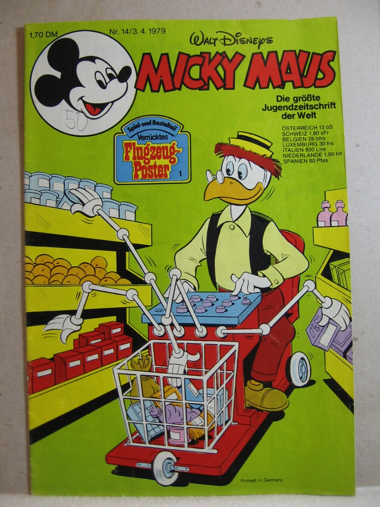 Disney, Walt:  Micky Maus. 1979, Heft 14. 