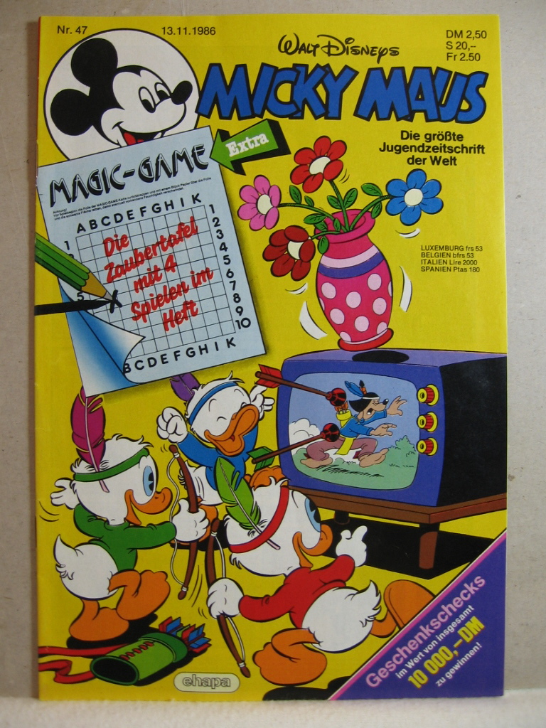 Disney, Walt:  Micky Maus. 1986, Heft 47. 