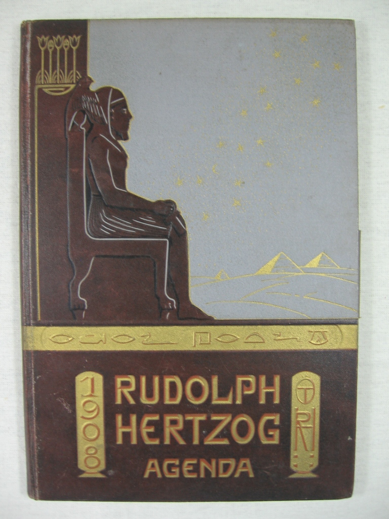 Rudolph Herzog (Kaufhaus):  An den Ufern des Nils. In: Agenda 1908. - Rudolph Herzog. 