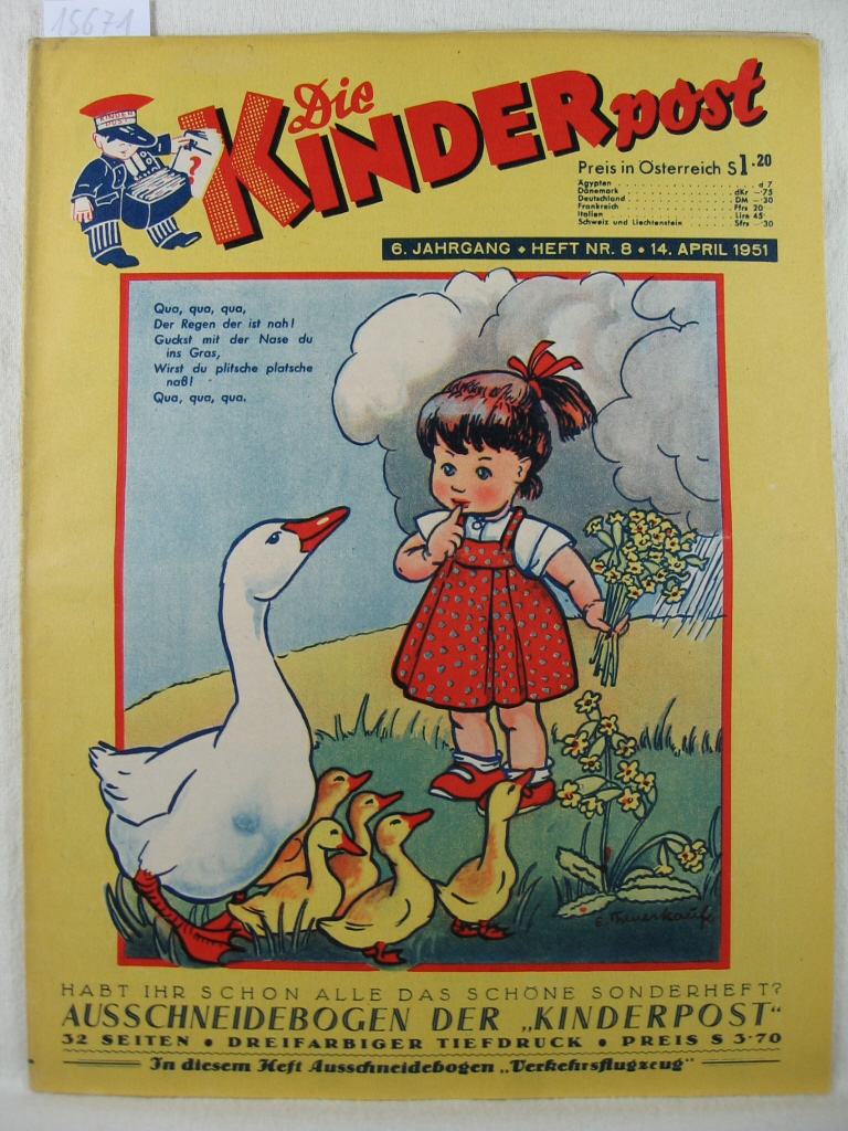   Die Kinderpost. 6. Jahrgang, 1951, Heft 8. 