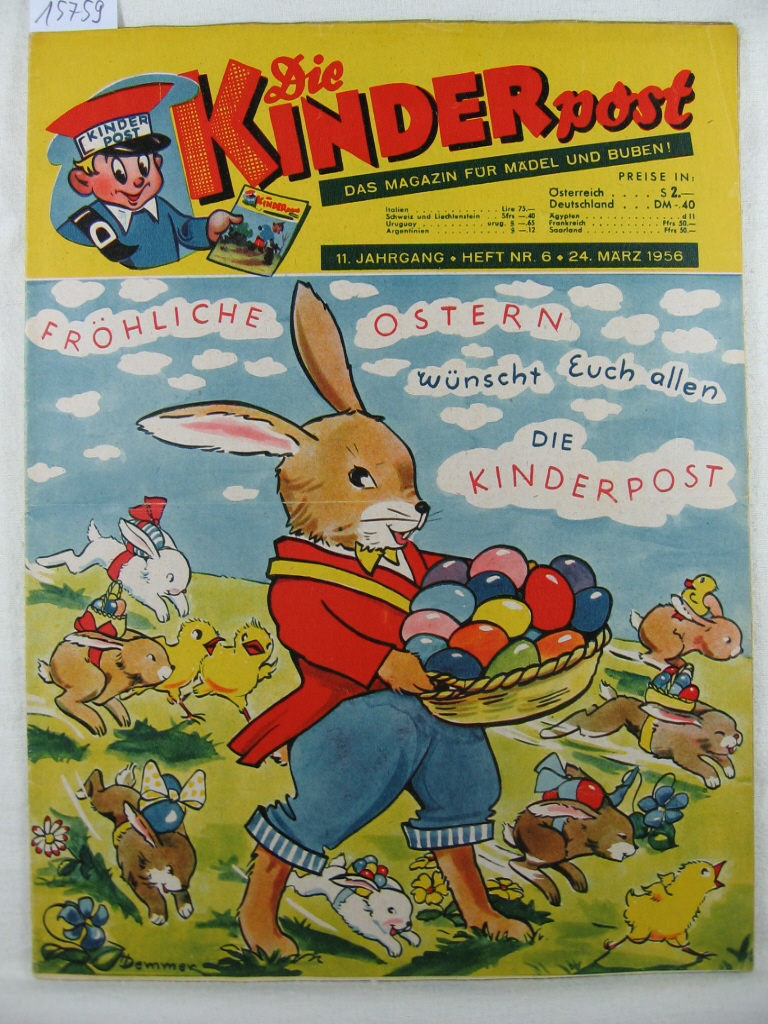   Die Kinderpost. 11. Jahrgang, 1956, Heft 6. Osterheft. 