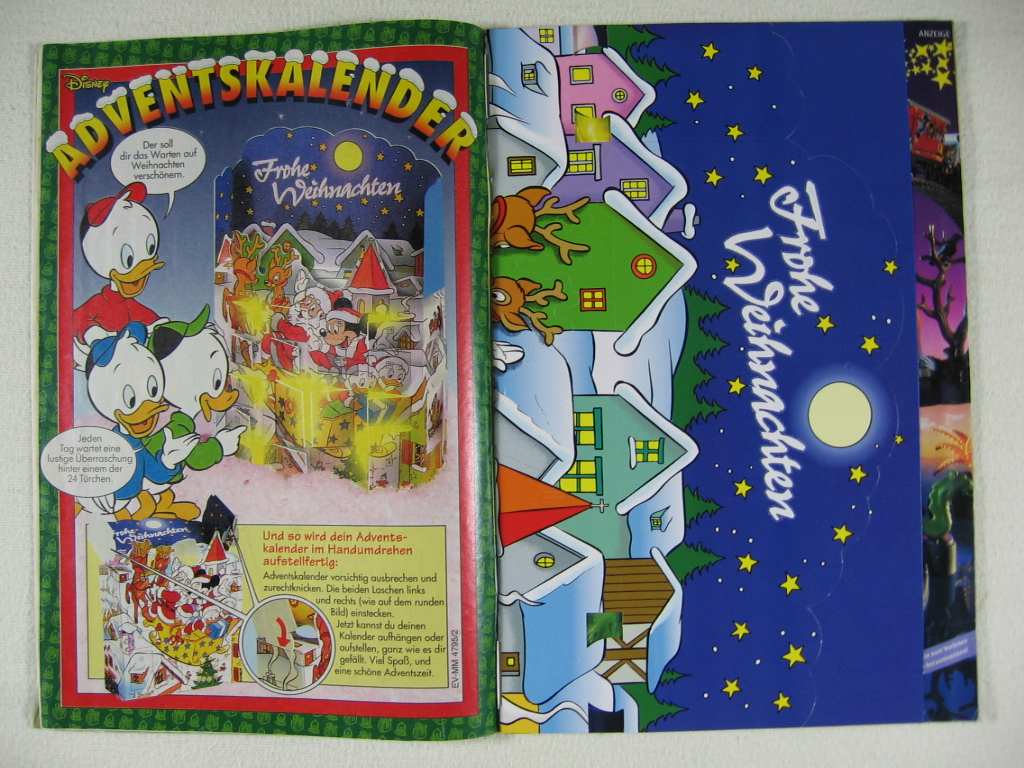Disney, Walt:  Adventskalender in: Micky Maus. 1995, Nr. 47. 