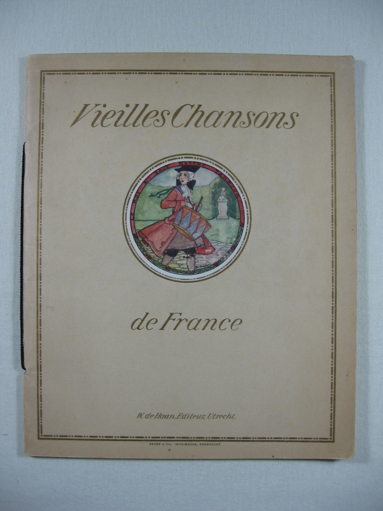 Cramer, Rie:  Vieilles Chansons de France, avec accompagnement de piano de Willem Pyper. 