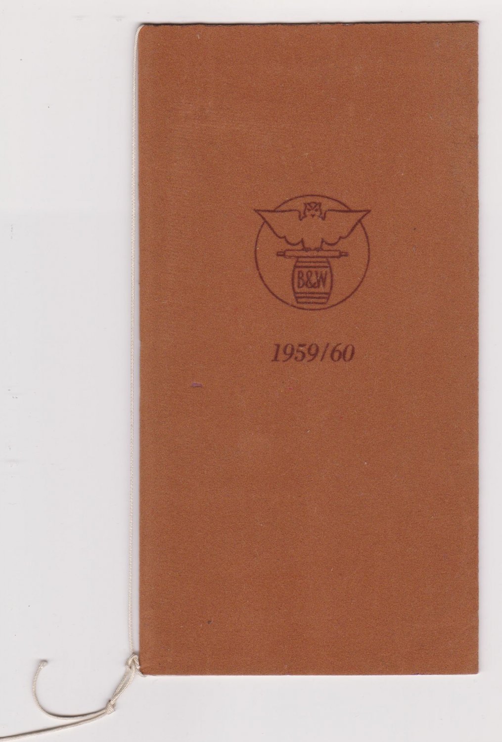 BERGER & WIRTH FARBENFABRIKEN (Hrsg.):  Berger & Wirth Farbenfabriken Jahresgabe 1959/60. Brief Goethes an Schiller, Jena, den 22. Mai 1803 mit Auszügen aus "Goethes Farbenlehre". 