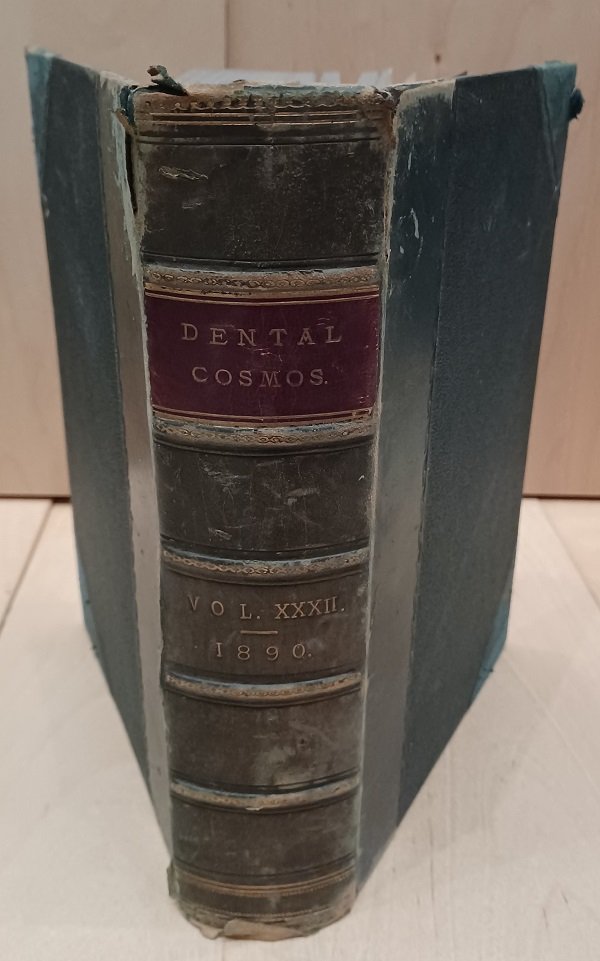 WHITE, James W.:  The Dental Cosmos: A Monthly Record of Dental Science. Vol. XXXII. Devoted to the Interests of the Profession. 