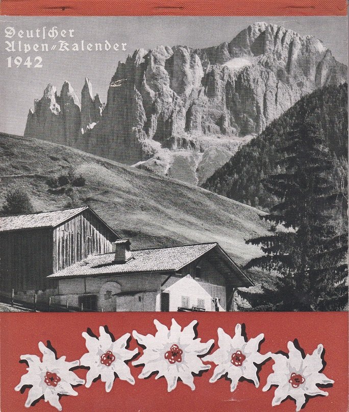 Alpen-Kalender. -  Deutscher Alpen-Kalender 1942. 