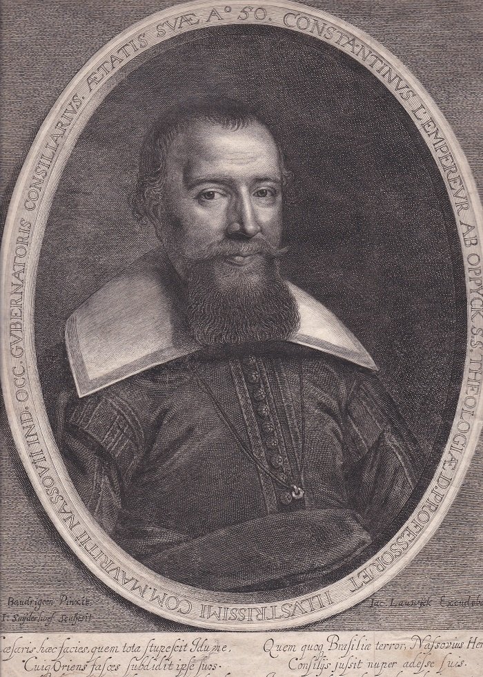   Porträt / Bildnis von Constantinus LEmpereur van Oppyck (1591-1648). 