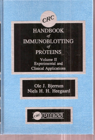 Bjerrum,Ole J.+Niels H.H.Heegaard  CRC Handbook of Immunoblotting of Proteins Volume I and II (2 Bände) 