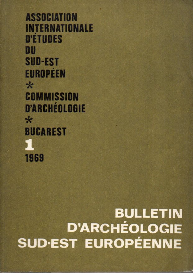 Bulletin d´Archeologie Sud - Est Europenne 1  Bucarest.UNESCO 1969. 