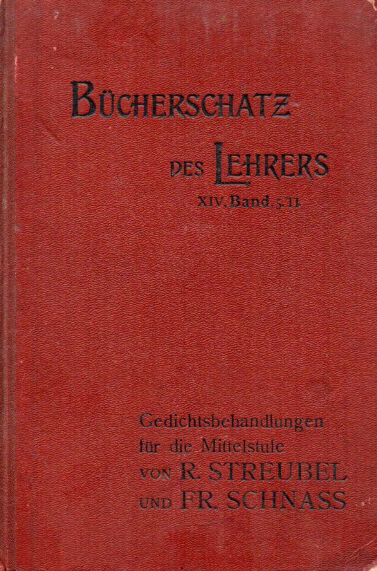 Streubel,Franz+Schnatz,Franz  Präparationen für den Deutschunterricht 