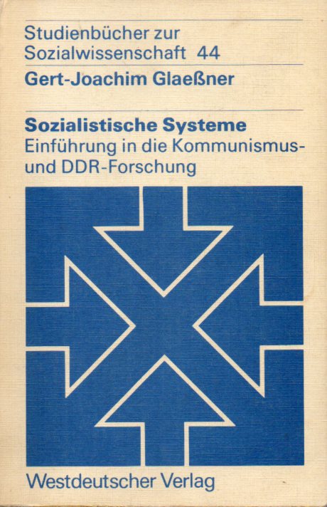 Glae0ner,Gert-Joachim  Sozialistische Systeme 