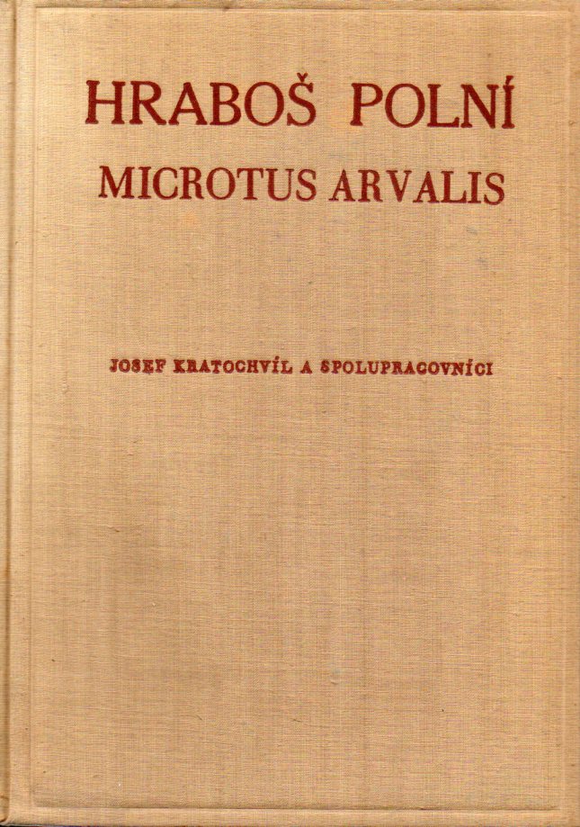 Kratochvil,Josef  Hrabos Polni-Microtus Arvalis 