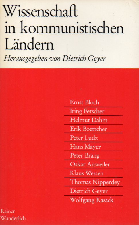 Geyer,Dietrich(Hsg.)  Wissenschaft in kommunistischen Ländern 