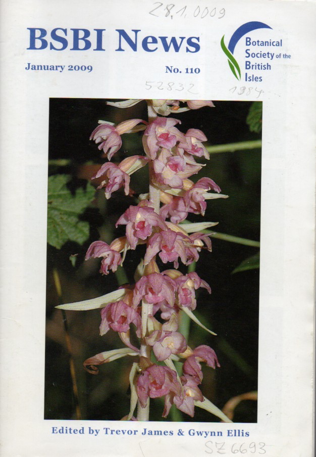 Botanical Society of the British Isles BSBI  BSBI News Nr. 110-112, January -September 2009 