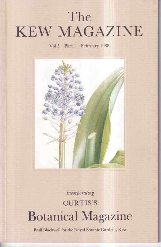 Curtis's Botanical Magazine  Curtis's Botanical Magazine Volume 5 Part 1, February 1988 