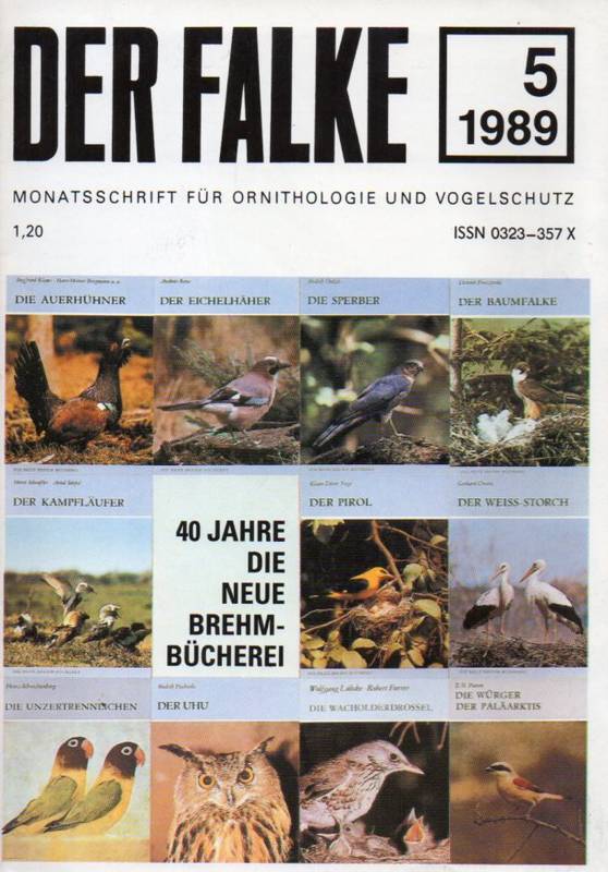 Der Falke  Der Falke 36.Jahrgang 1989.Hefte 4 und 5 (2 Hefte) 