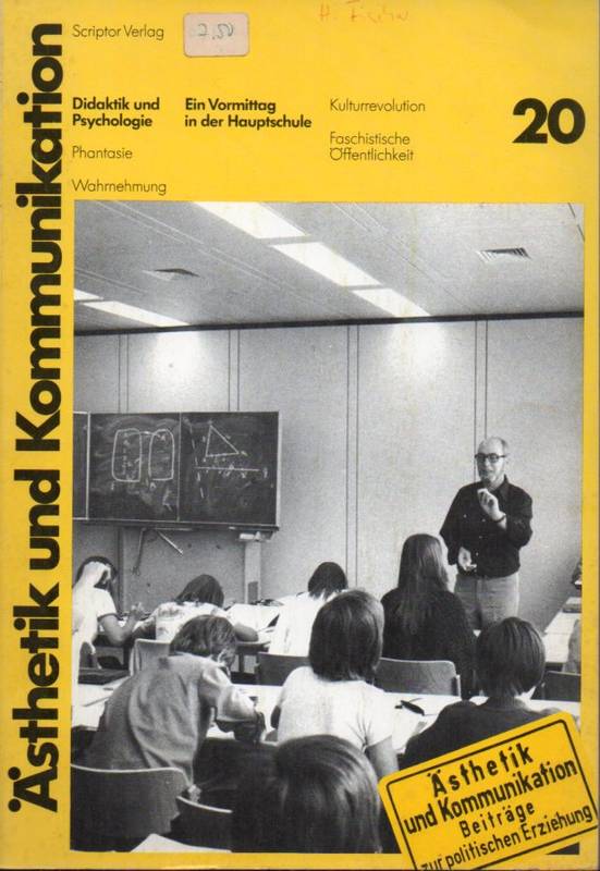 Ästhetik und Kommunkation  Jahrgang 6.Heft 20.Juni 1975 