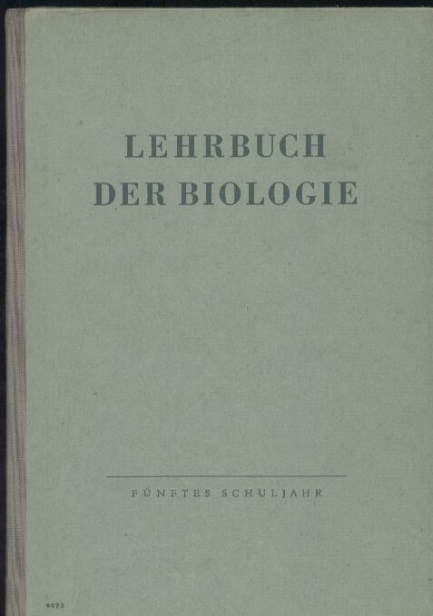 Lemke,Willi (Hrsg.)  Lehrbuch der Biologie für das 5.Schuljahr 