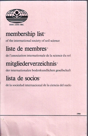 International Society of Soil Science  membership list of the International Society of Soil Science 