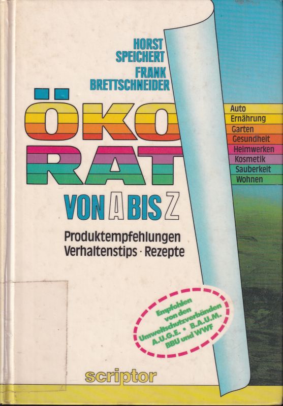 Speichert,Horst+Frank Brettschneider  Öko-Rat von A - Z 