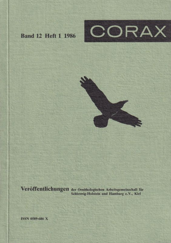 Ornithologische Arbeitsgemeinschaft  Corax.Band 12 Heft 1 1986 
