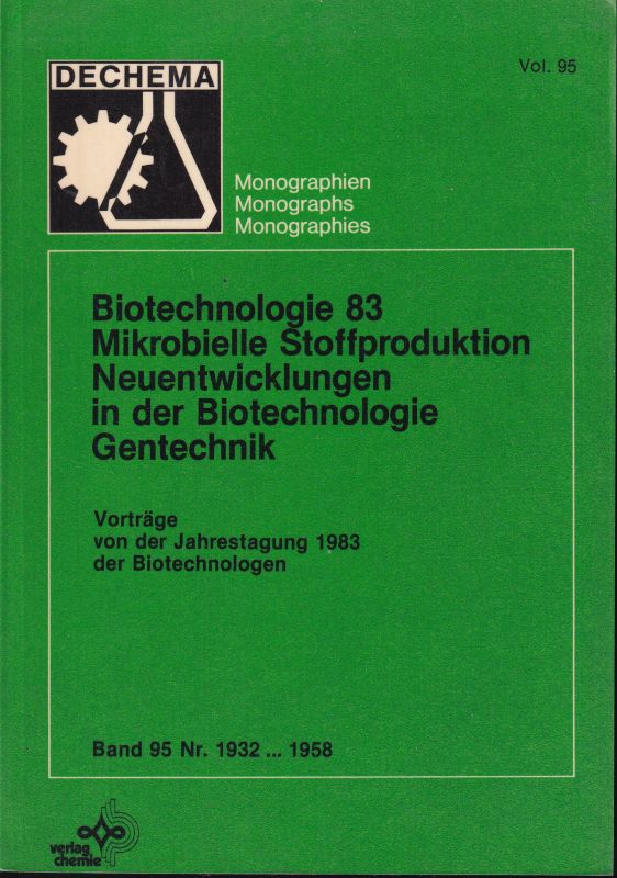 Dechema  Biotechnologie 83 