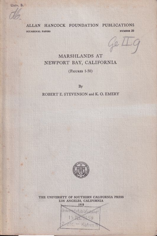 Stevenson,Robert E.+K.O.Emery  Marshlands at Newport Bay, California 