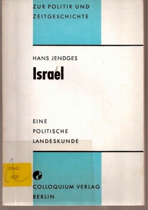 Jendges,Hans  Israel 