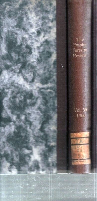 Robertson,W.MacF.  The Empire Forestry Review 