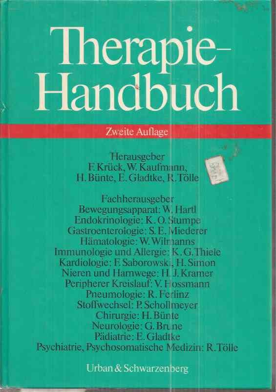 Krück,F.+W.Kaufmann+H.Bünte+weitere  Therapie-Handbuch 