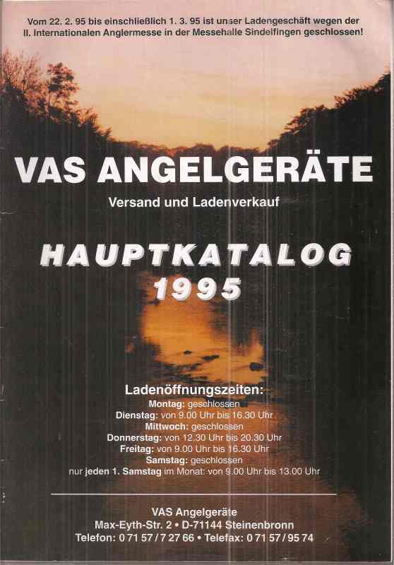 VAS Weinmann Angelgeräte GmbH  Hauptkatalog 1995 