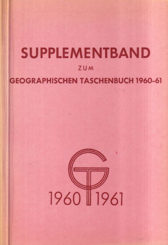 Meynen,E. (Hsg.)  Orbis Geographicus 1960  Geographisches Taschenbuch 1960 