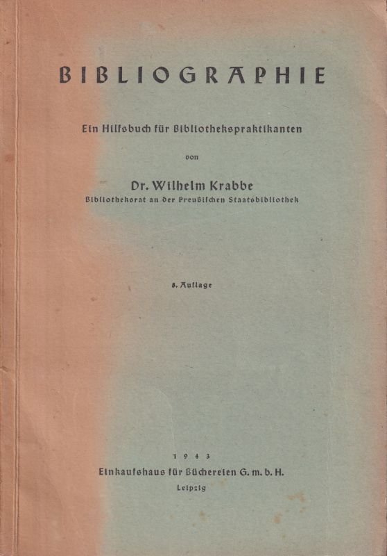 Krabbe,Wilhelm  Bibliographie 