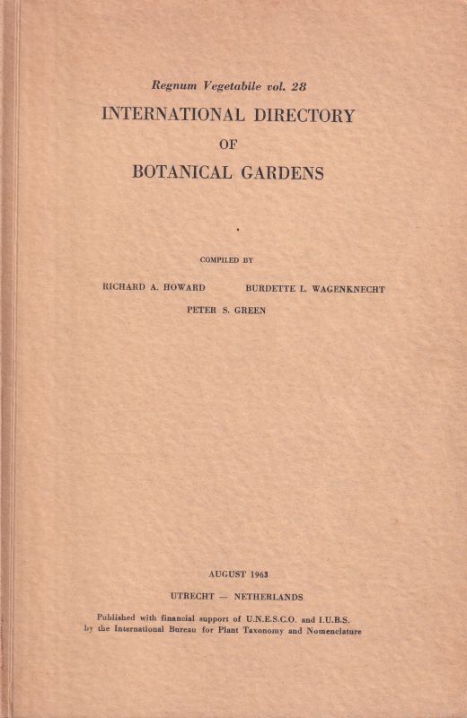 Regnum Vegetabile.Vol.28  International Directory of Botanical Gardens 