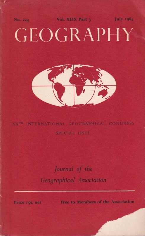 The Geographical Association  XXth International Geographical Congress Special Issue 