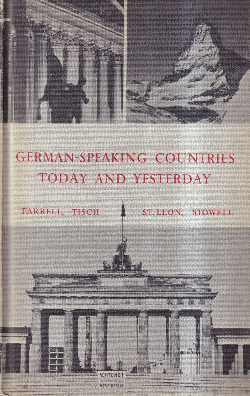 Farrell,R.b. and J.H.Tisch and other  German-speaking Countries Today and Yesterday 