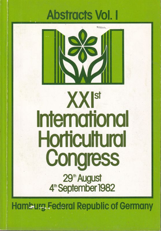 Federal Reublic of Germany  XXIst International Horticultural Congress 29.August-4.September 1982 