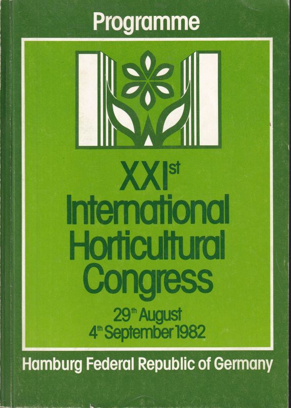 Federal Republic of Germany  21st International Horticultural Congress.29.August-4.September 1982 
