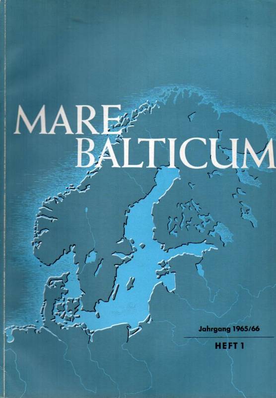 Mare Balticum  Jahrgang 1965/66.Heft 1 und Jahrgang 1969.Heft 1 
