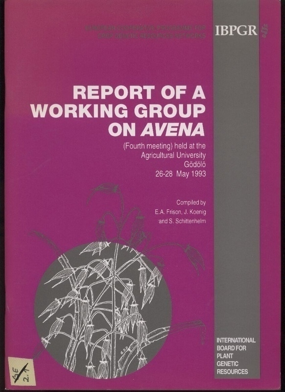 Frison,E.A.+J.Koenig+S.Schittenhelm  Report of a working group on Avenay 