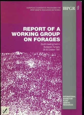 IBPGR  Report of a working group on Forages 